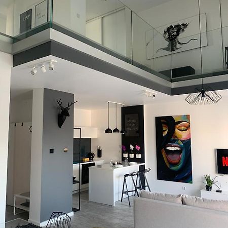 Two-Levels Penthouse With A Garden In The City Center Apartman Łódź Kültér fotó