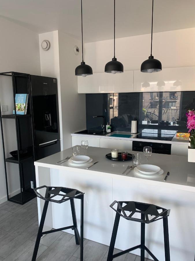 Two-Levels Penthouse With A Garden In The City Center Apartman Łódź Kültér fotó
